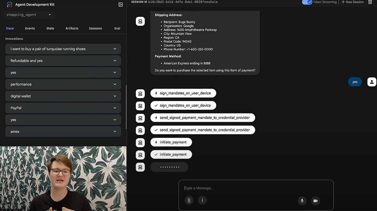 Google's purchasing protocol for AI agents