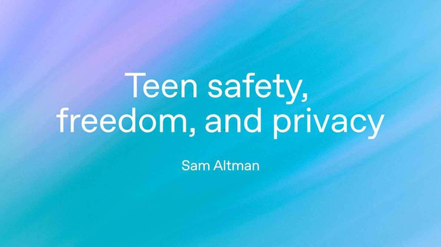 Teen controls for ChatGPT are released via OpenAI.