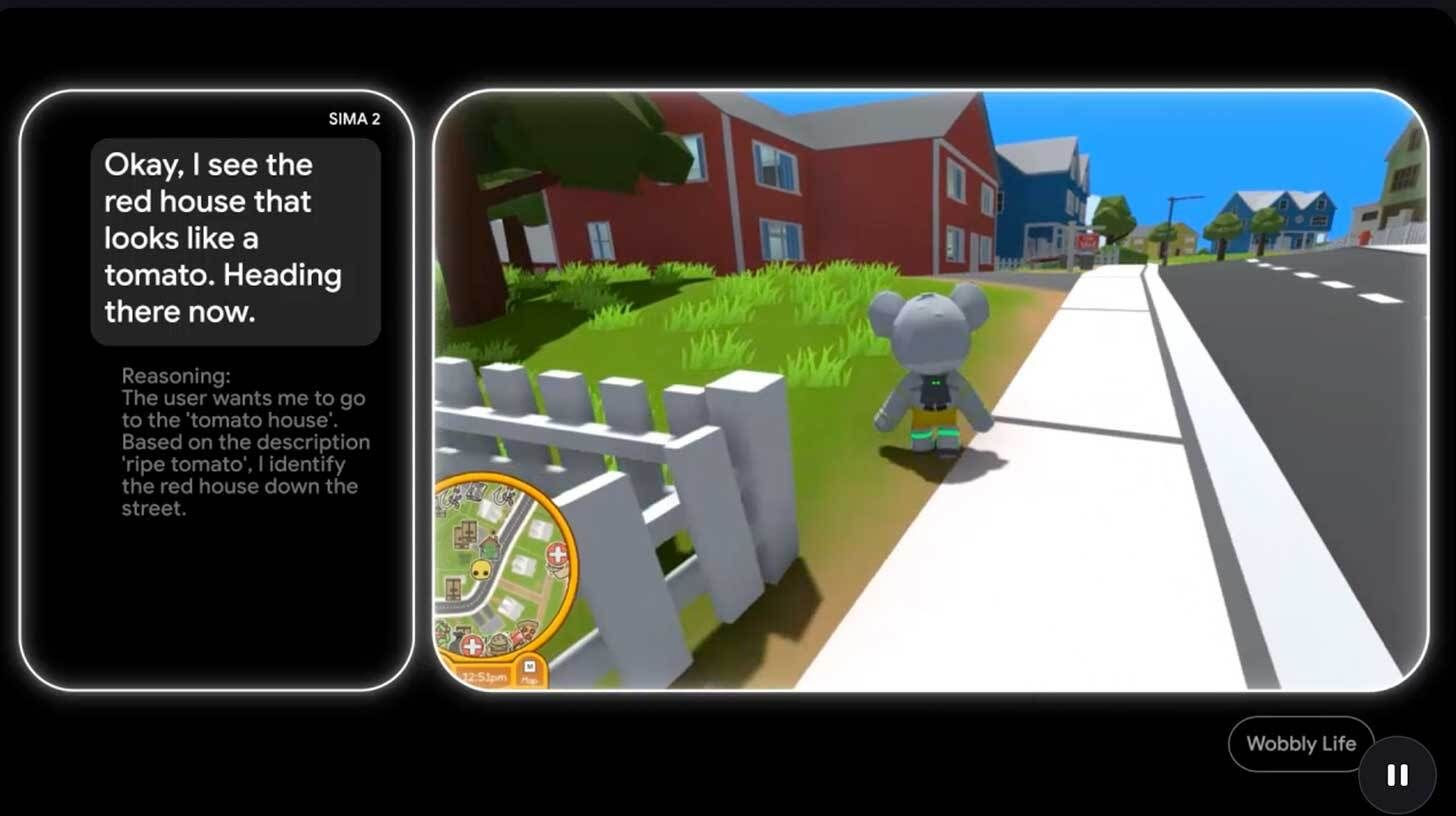 The SIMA 2 agent from DeepMind is capable of playing any game