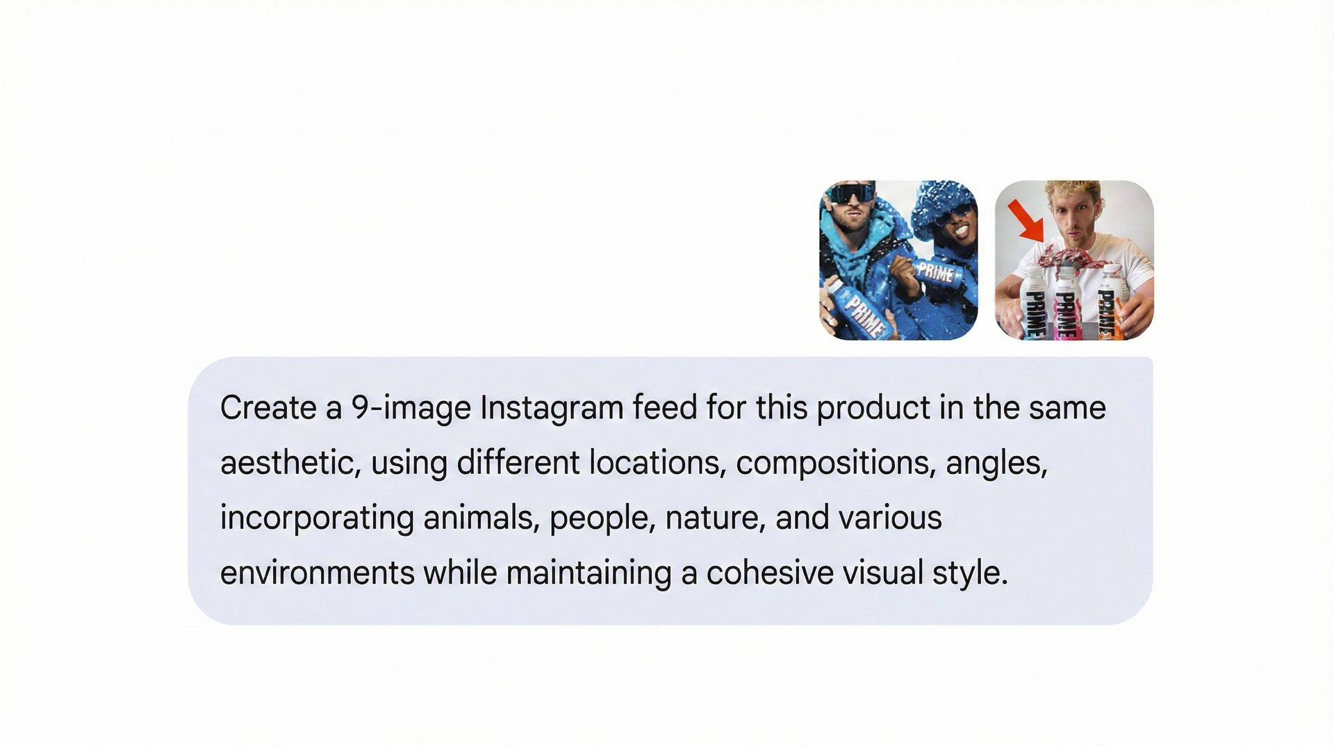 Use Nano Banana Pro to take product photos on Instagram