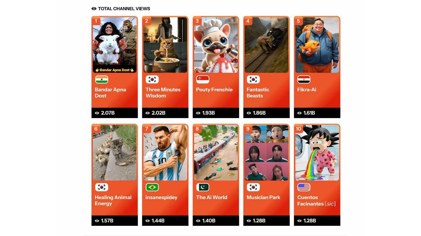 21% of YouTube videos that new users see are "AI slop."