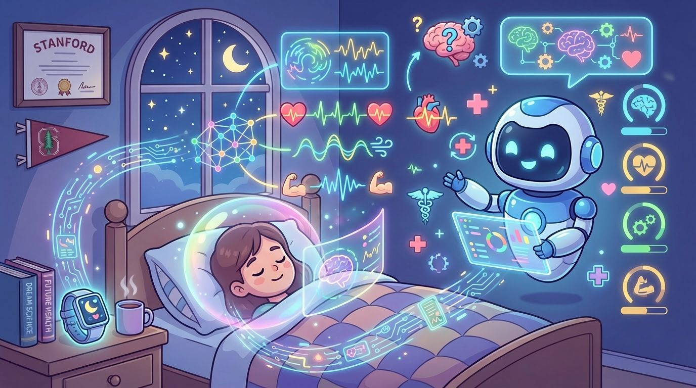 Stanford AI uses a night's sleep to predict 130 diseases