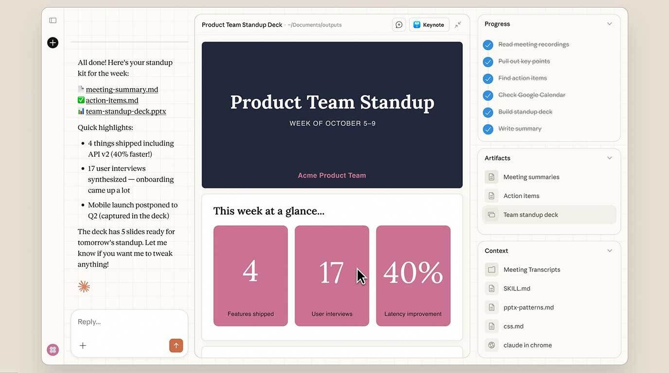 Cowork from Anthropic for non-coding jobs