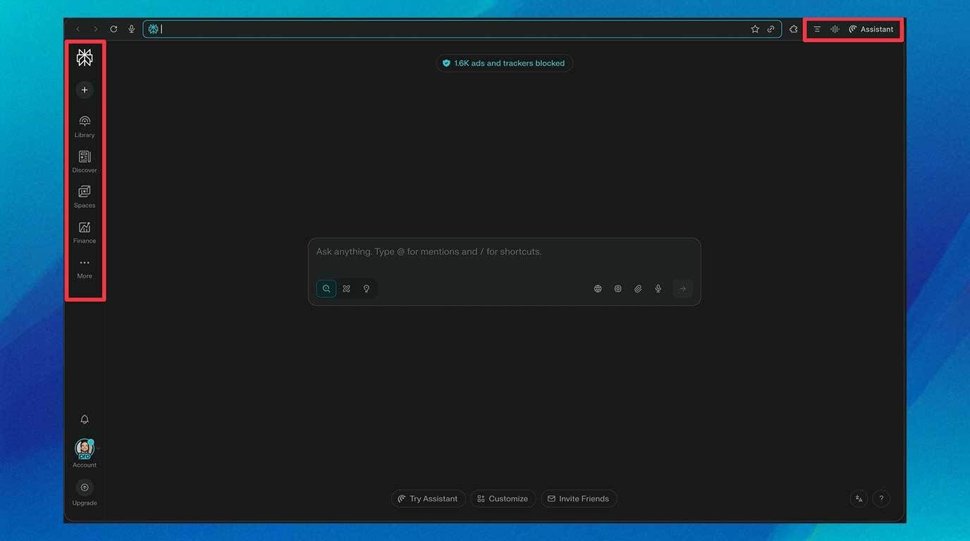 Examining the Comet browser on Perplexity