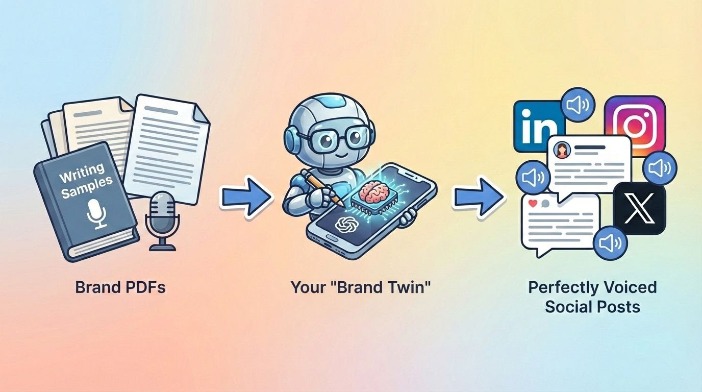Create a "brand twin" that speaks for you