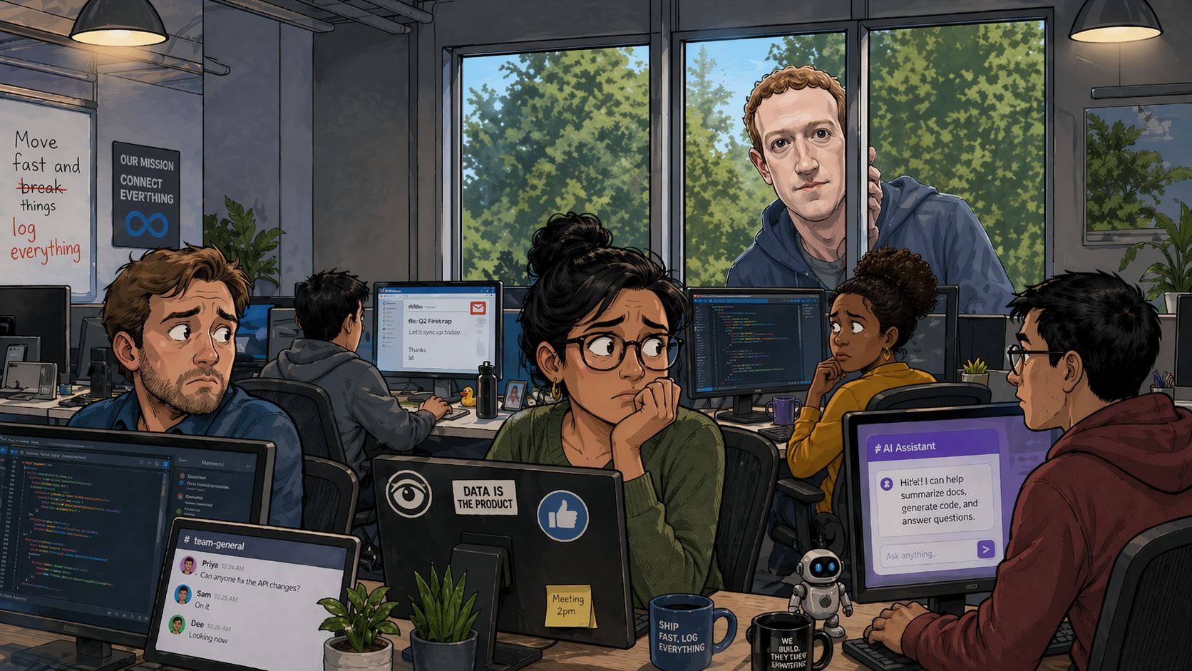 Meta logging employee keystrokes to train AI agents