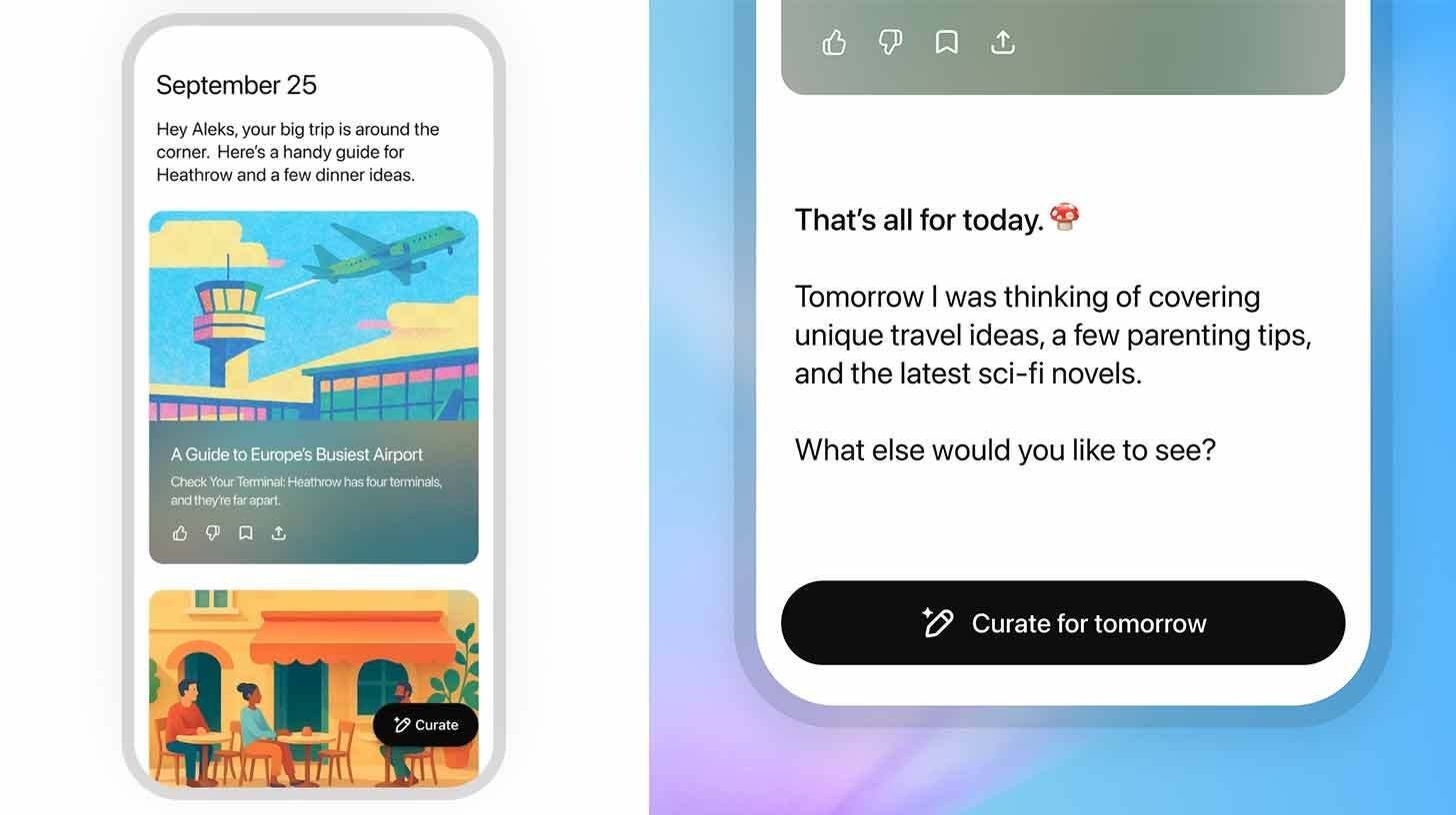 ChatGPT takes initiative by introducing new Pulse briefings