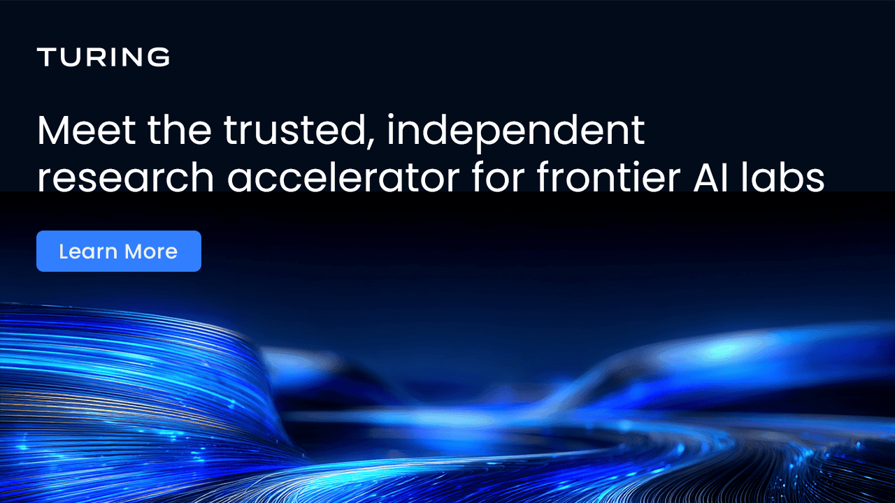 How Turing is Becoming the Research Accelerator for Frontier AI Labs